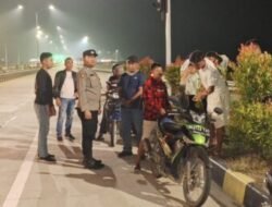 Patroli Malam Polsek Lima Puluh Cegah Terjadi 3C Sampai Tawuran