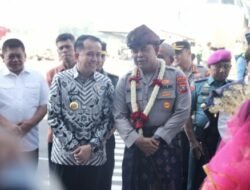 Pj Gubernur Sambut Kedatangan Kapolda Sumut