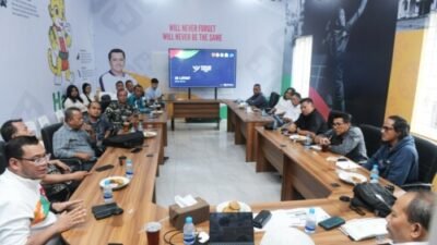 PB PON Sumut Rakor Dengan Stakeholder Media Humas