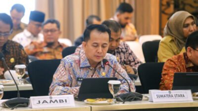 Pj Gubernur Sumut Rakor Penghapusan Kemiskinan Ekstrem di Jakarta