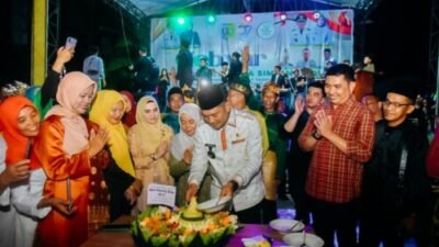 Pj Bupati Batubara dan Kapolres di Gebyar HUT Desa Simpang Dolok