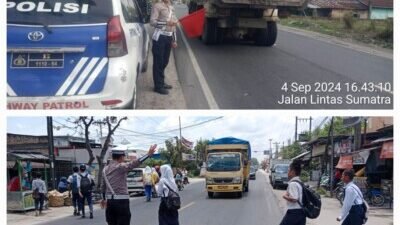 Satlantas Polres Batubara Menjaga Keamanan dan Kedisiplinan Pengendara