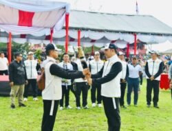 Pj Bupati Terima Obor Api PON XXI Aceh-Sumut