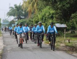 Kapolres Batubara Gowes Kamtibmas