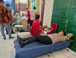 Donor Darah HUT TNI ke-79, Kapolres Batubara Dukung Penyelamatan Nyawa