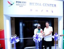 Media Center Utama PON XXI Sumut Fasilitas Wartawan