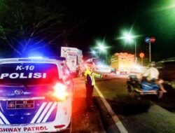 Satlantas Batubara Patroli Malam di 6 Titi Rawan Macet dan Laka