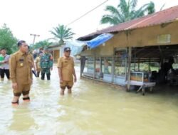 Pjs Bupati Labura Tinjau Lokasi Banjir Desa Ujung Padang