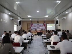 Anev Polres Batubara Fokus Kamtibmas dan Kinerja Personil