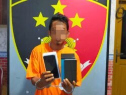 Pencuri Handphone di Batubara Ditangkap Polsek Indrapura di Simalungun