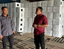 Tim Kejati Sumut Tinjau Gudang Logistik KPU Batubara