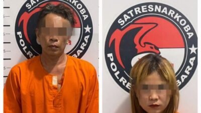 Pasangan Kekasih Ditangkap Bersama Sabu Jumlah Besar