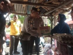 Polsek Labuhan Ruku Aksi Sosial Untuk Warga Kurang Mampu