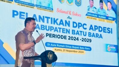 Pengurus APDESI Batubara 2024-2029 Dilantik, Pj Bupati Harapkan Sinergi Demi Desa Maju