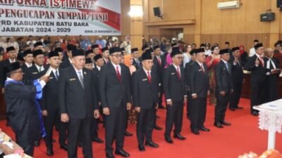 40 Anggota DPRD Batubara Periode 2024-2029 Dilantik, Ini Namanya