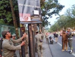 Sumut Gencar Tertibkan Baliho dan Spanduk Liar, Operasi di Medan