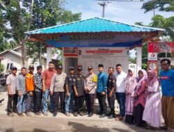 Polres Batubara Cek Sat Kamling Desa Pulau Sejuk