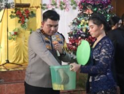 Natal Penuh Toleransi, Polres Batubara Rayakan Bersama Umat Kristiani
