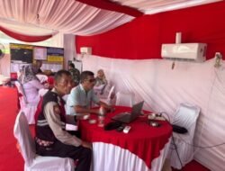 Polres Batubara Zoom Meeting Koordinasi Keamanan Perayaan Nataru