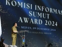 Sumut Raih Peringkat Kelima Nasional Indeks Keterbukaan Informasi Publik