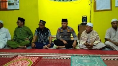 Kapolsek Medang Deras Ajak Jamaah Shalat Subuh Jaga Kamtibmas