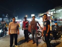 Antisipasi Geng Motor dan Begal, Polsek Medang Deras Patroli Malam