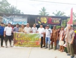 PT Socfindo Berikan Bantuan Kemanusiaan Korban Banjir di Batubara