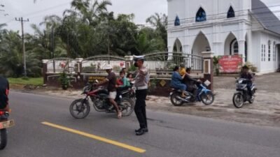 Polres Batubara Amankan Sejumlah Gereja