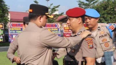 Sertijab Kasat Narkoba Polres Batubara, AKP Dr Fery Kusnadi ke Polda Sumut
