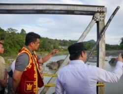 Gubernur Sumut Janji Bangun Jembatan Ambruk di Nias Barat Tahun Ini