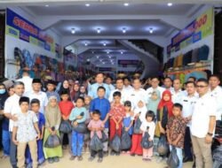 360 Anak Yatim di Labura Berbelanja Baju Lebaran Gratis