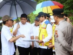 Gubernur Sumut Tinjau Perbaikan Jalan Nasional Tapsel Untuk Pemudik Lancar