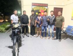 Genk Motor TRM Batubara Dibekuk Polisi, Bawa Sajam dan Pistol Mainan