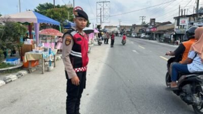Polres Batubara Amankan Pasar Tumpah Ramadhan, Cegah Kejahatan