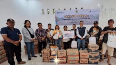 Inalum Tanggap Darurat, Salurkan Bantuan Sembako Korban Banjir Bandang di Parapat