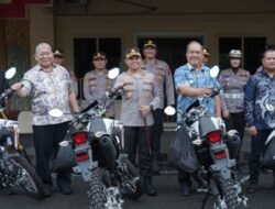 Pemkab Asahan Hibahkan 4 Unit Motor Untuk Polres