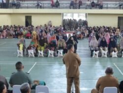 Pemkab Asahan Bagikan 1000 Karung Beras ke Dhuafa