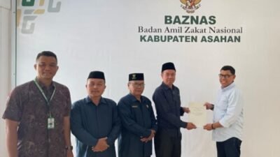 Kelola Zakat Akuntabel, Baznas Asahan Dapat Opini WTP Ke-5 Kali