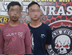 Satreskrim Polres Batubara Geber Judi Online, Dua Pria Simalungun Dibekuk