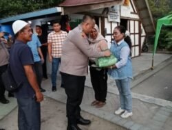 Kapolres Batubara Cek Keamanan Wisata Pantai Sejarah dan Beri Bansos
