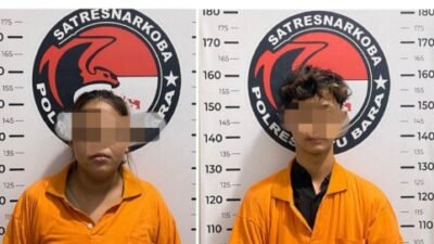 Polres Batubara Tangkap Pasangan Muda Pengedar Ekstasi di Desa Durian