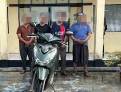 Polsek Labuhan Ruku Tangkap Sindikat Curanmor, 5 Pelaku Diamankan