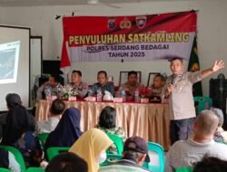 Polres Sergai Penyuluhan Hukum dan Ajak Warga Perangi Premanisme