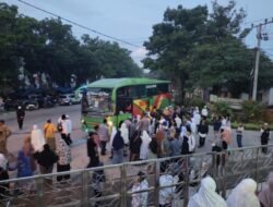 Wakapolres Tebing Tinggi Hadiri Pelepasan 116 Calhaj Kloter 16