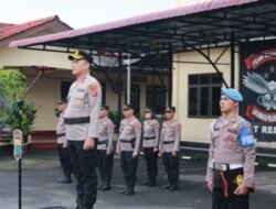 Wakapolres Tebing Tinggi Upacara HKN ke-117