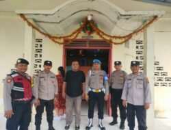 Polsek Medang Deras Perketat Jaga Ibadah Gereja