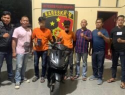 Dua Pelaku Curanmor Bersenjata Tertangkap, Satu Masih Pelajar