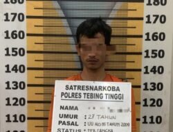 Gerebek Dini Hari, Pria di Tebing Tinggi Tertangkap Edarkan Sabu