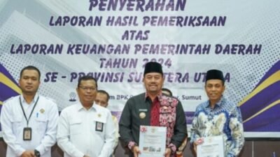 Bupati Batubara Terima Laporan Keuangan 2024 dari BPK