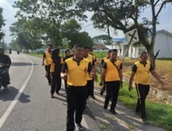 Polsek Labuhan Ruku Bangun Semangat dan Kedisiplinan